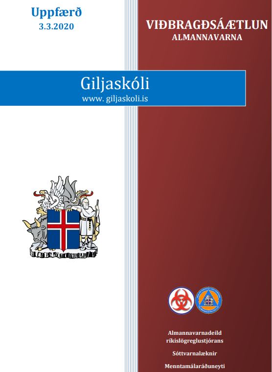 Viðbragðsáætlun almannavarna - Giljaskóli