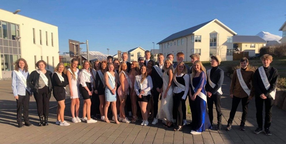 Líf og fjör hjá 10. bekk