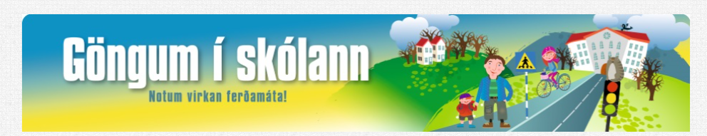 Göngum í skólann hefst í dag 3. september