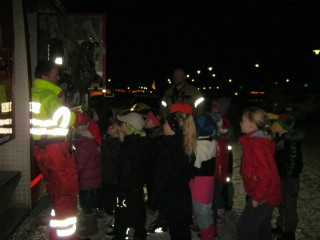 Heimsókn frá slökkviliðinu