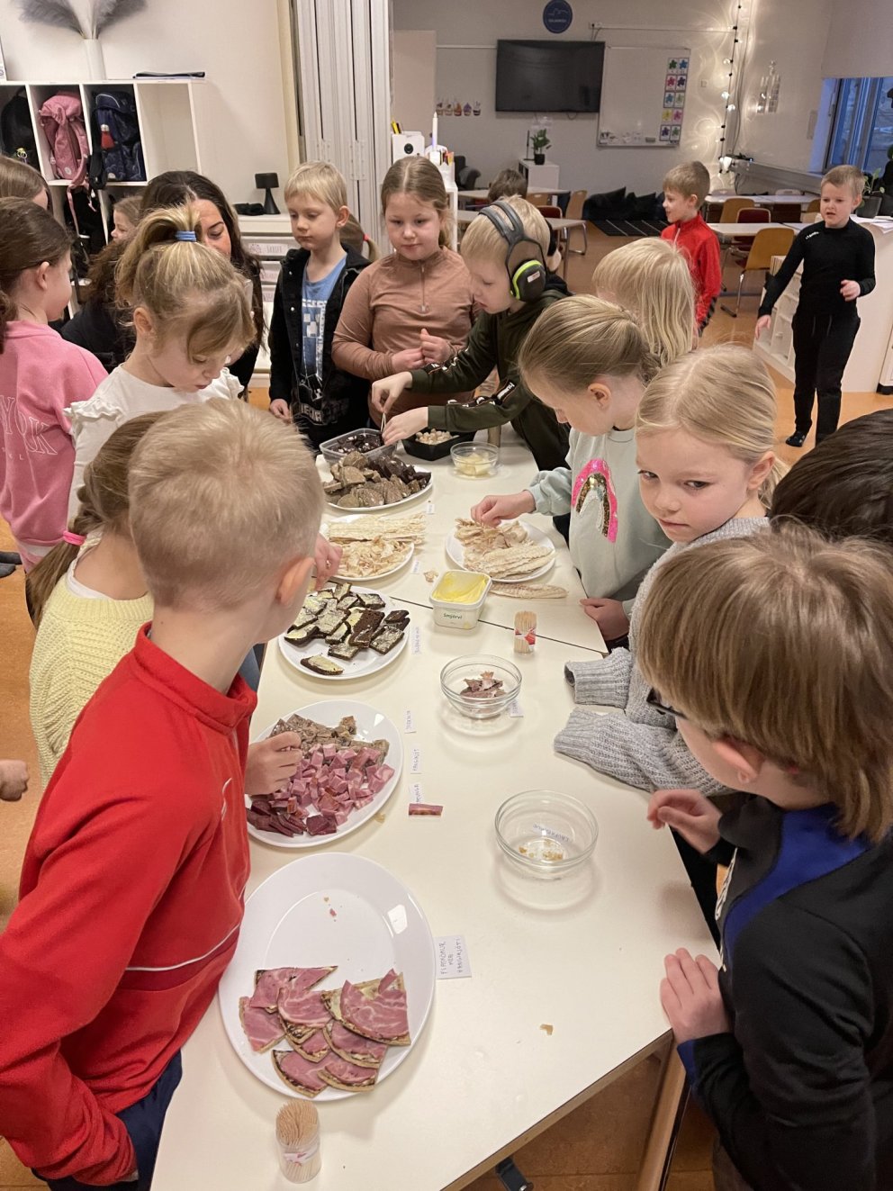 Þorrablót hjá 2. bekk.