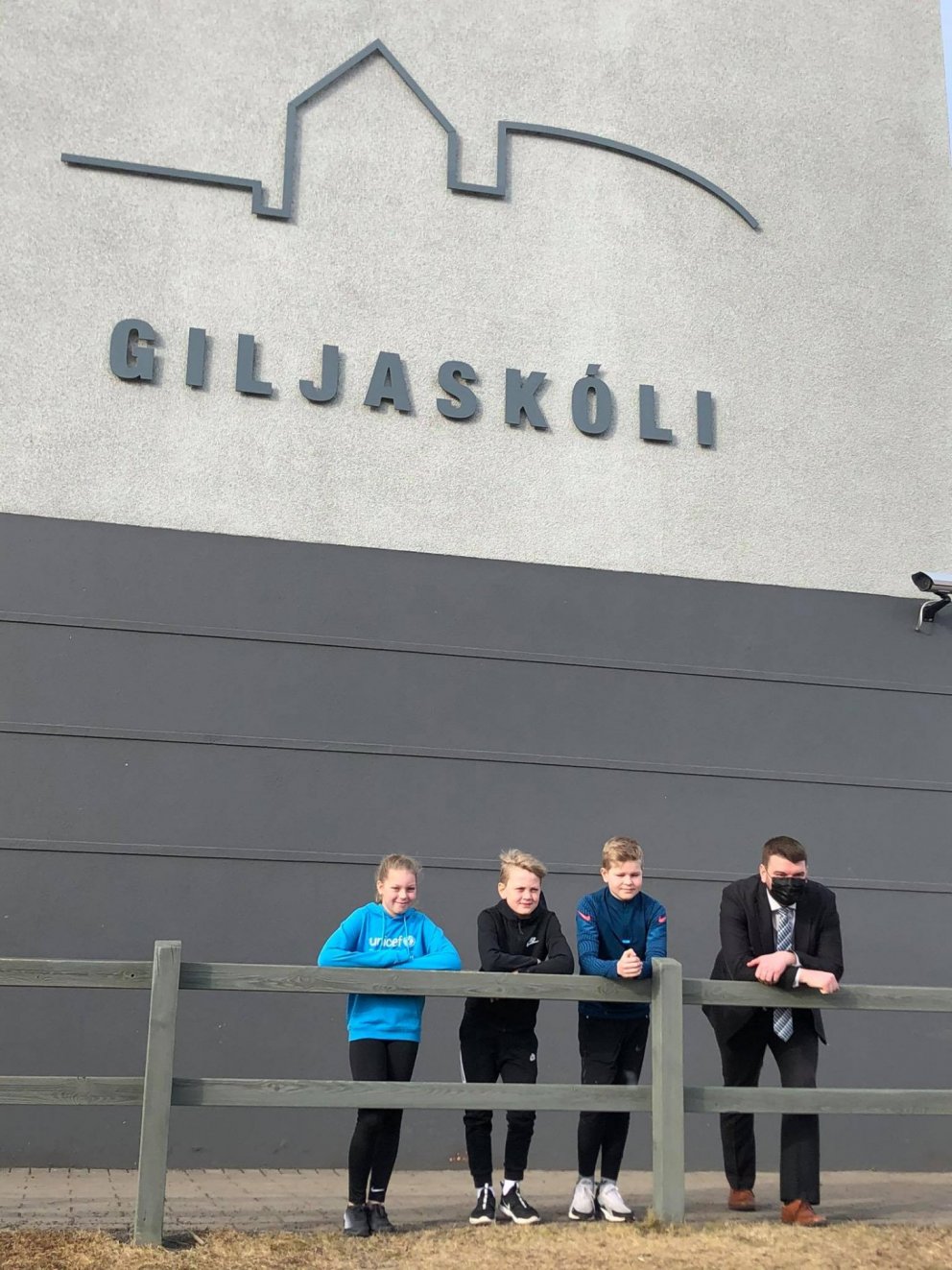 Ásmundur Einar heimsækir Giljaskóla