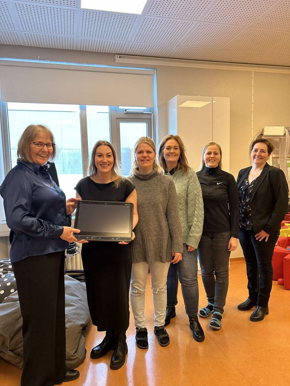 Ný tjáskiptatölva fyrir nemendur í sérdeild Giljaskóla