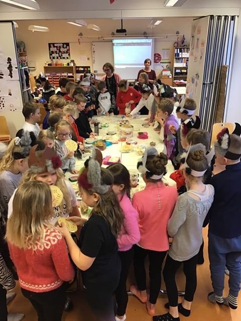 Þorrablót hjá 4. bekk