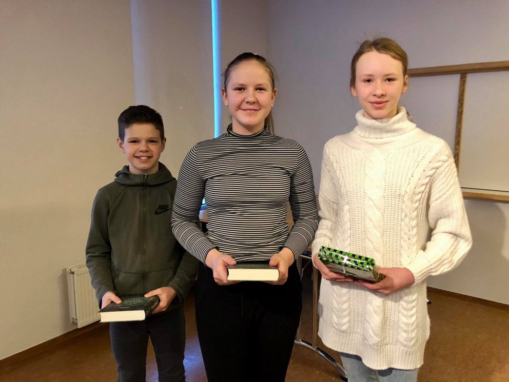 Fulltrúar Giljaskóla í stóru upplestrarkeppninni