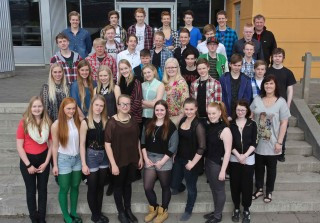 Myndir af útskriftarhópi 2012