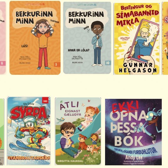 Vinsælustu bækurnar