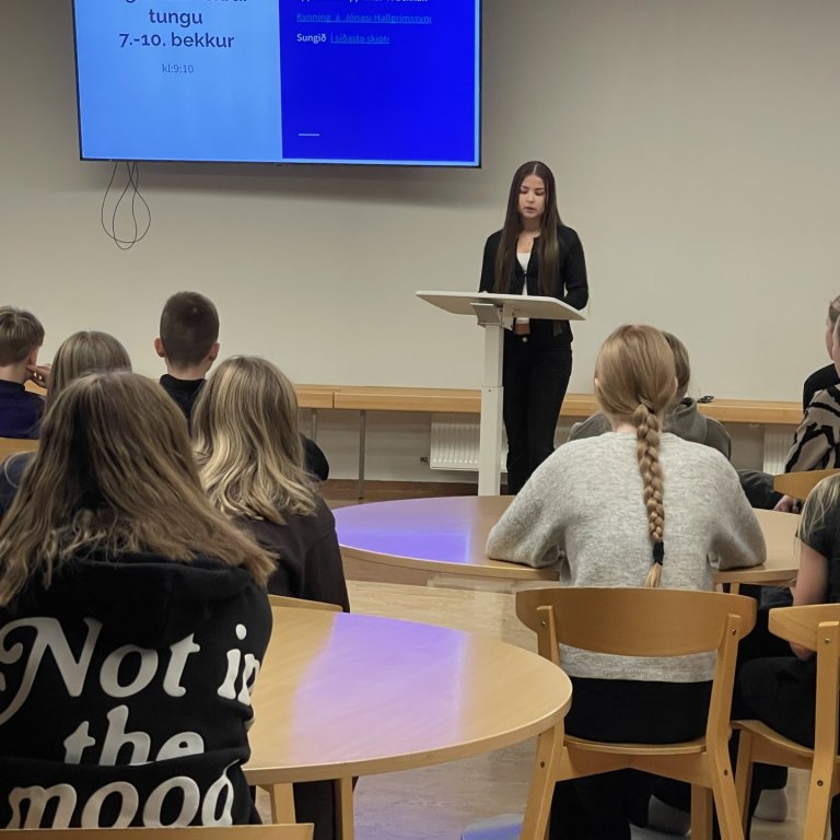 Dagur íslenskrar tungu 16. nóvember