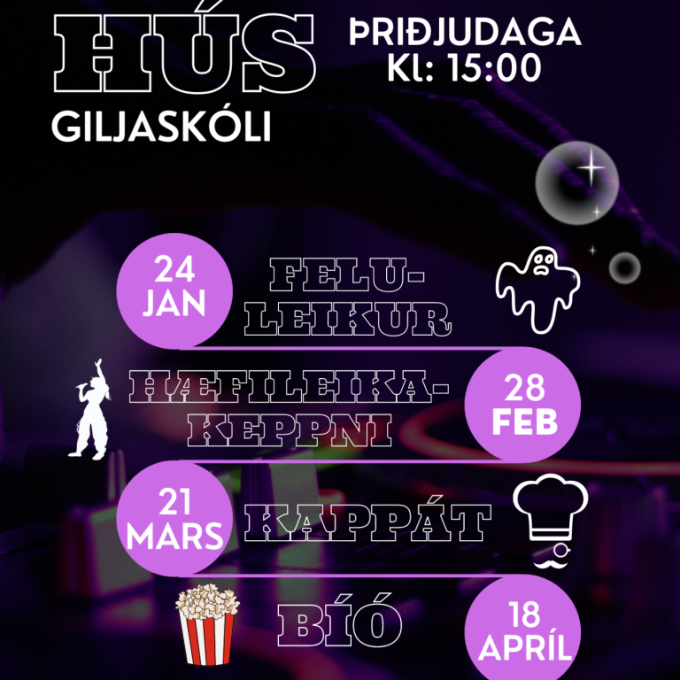 FÉLAK viðburðir 5. - 7. bekkur