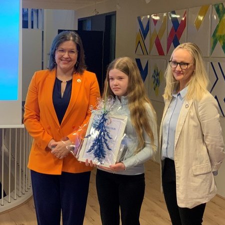 Ída Kolbrá 8.bekk vann til verðlauna