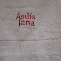 10.bekkur er að selja merkt handklæði