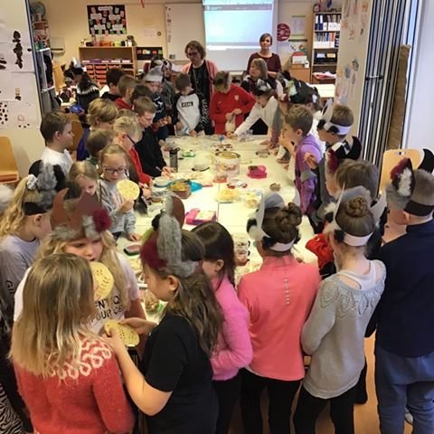 Þorrablót hjá 4. bekk