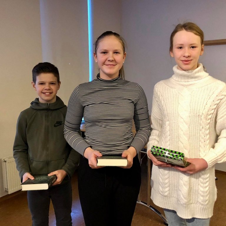 Fulltrúar Giljaskóla í stóru upplestrarkeppninni